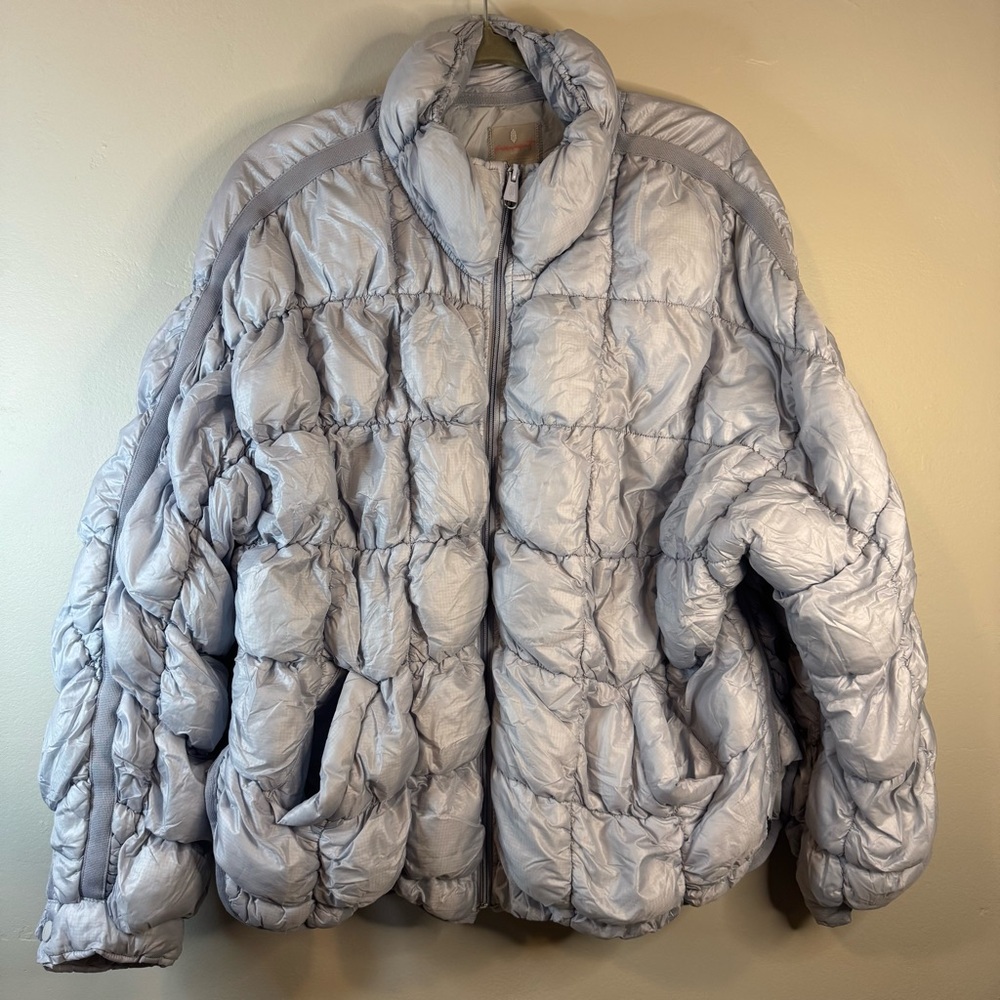 FP Movement Pippa Scrunchy Glossy Packable Puffer Jacket Large - Picture 5 of 13